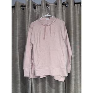 Nike Women's Therma-FIT Cowl Neck Hoodie in light pink size xs - NEW